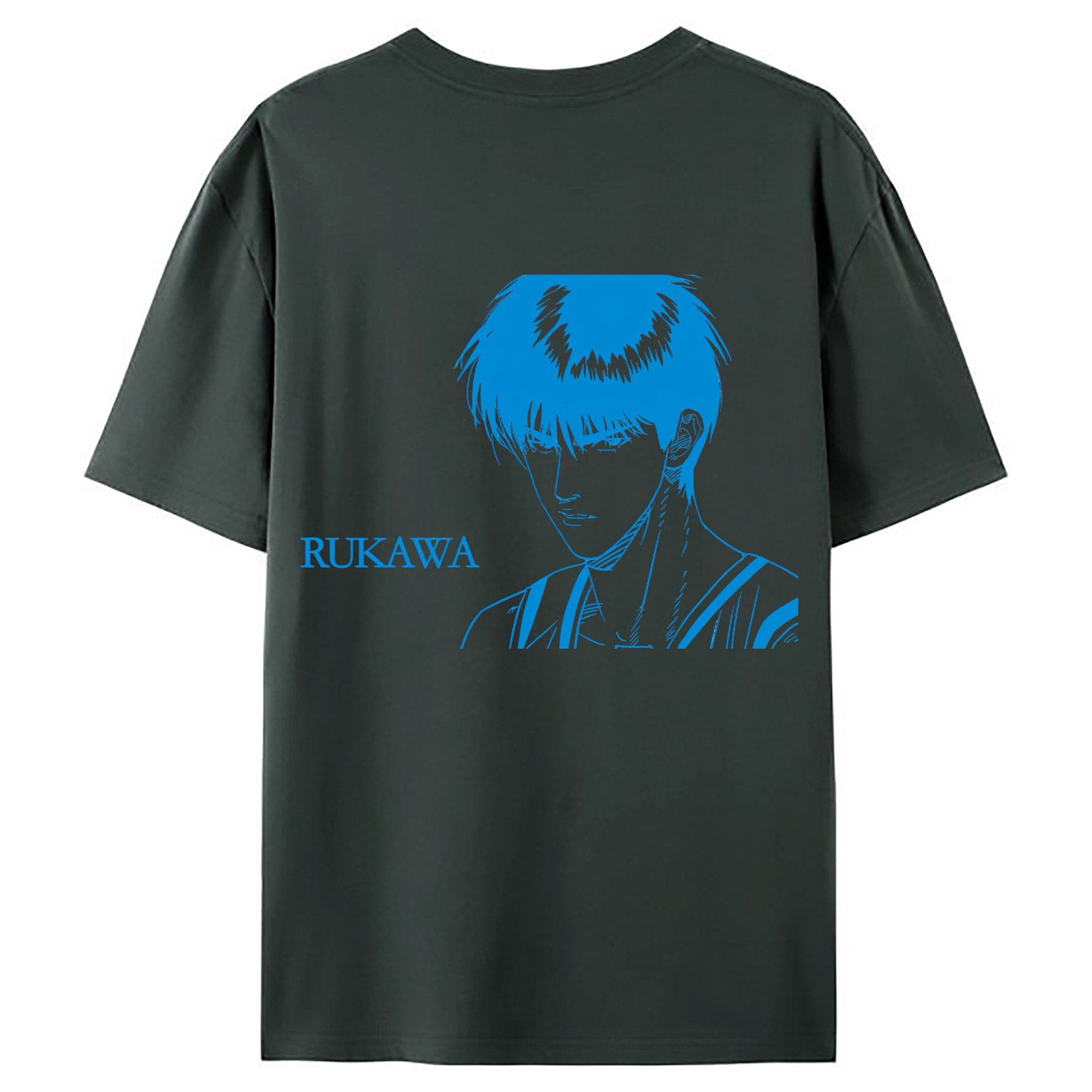 （画像用） SLAM DUNK／スラムダンク 綿100％ メンズ半袖Tシャツ（バックプリント） 通気性